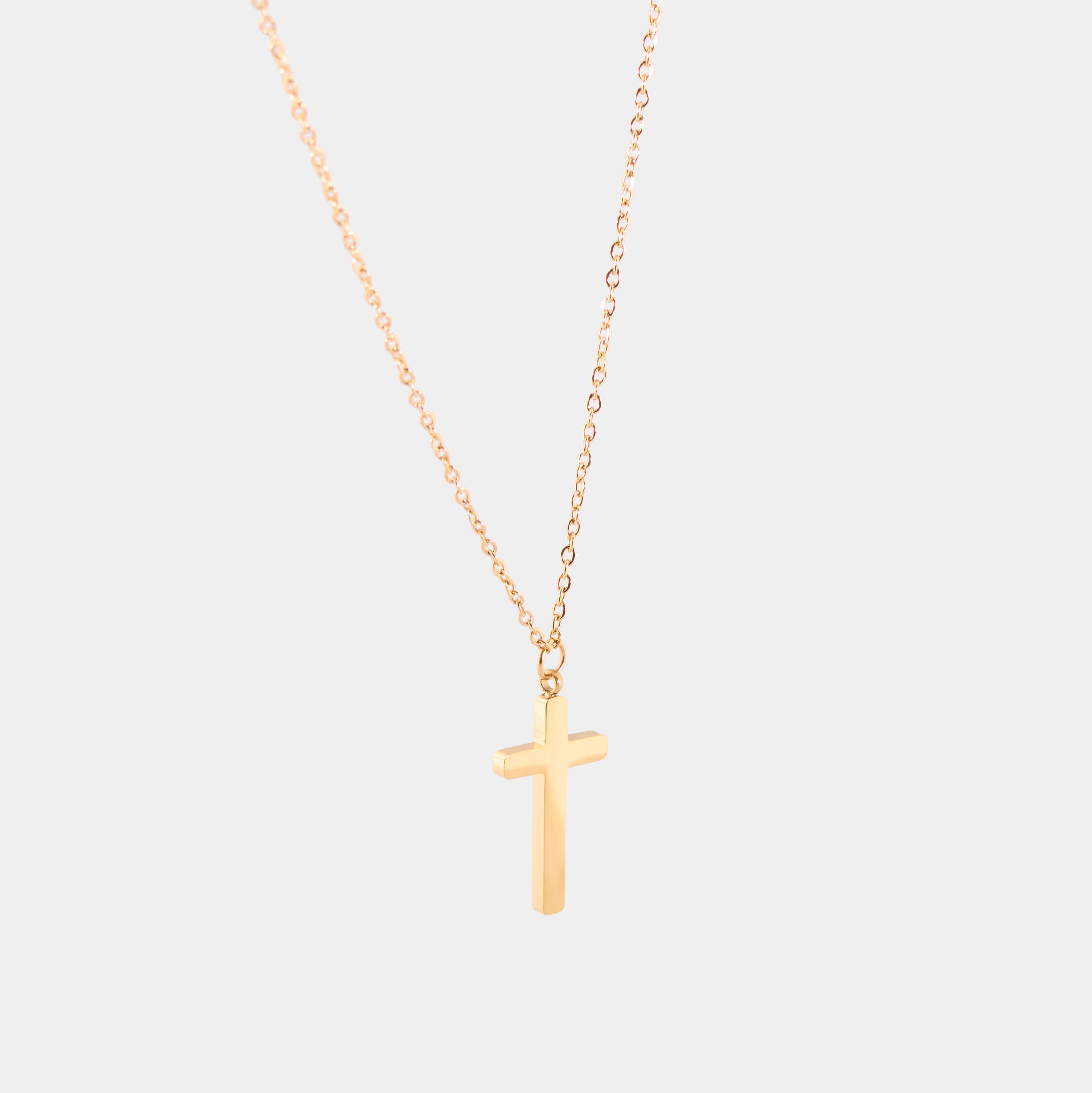 Crossed Bar Necklace