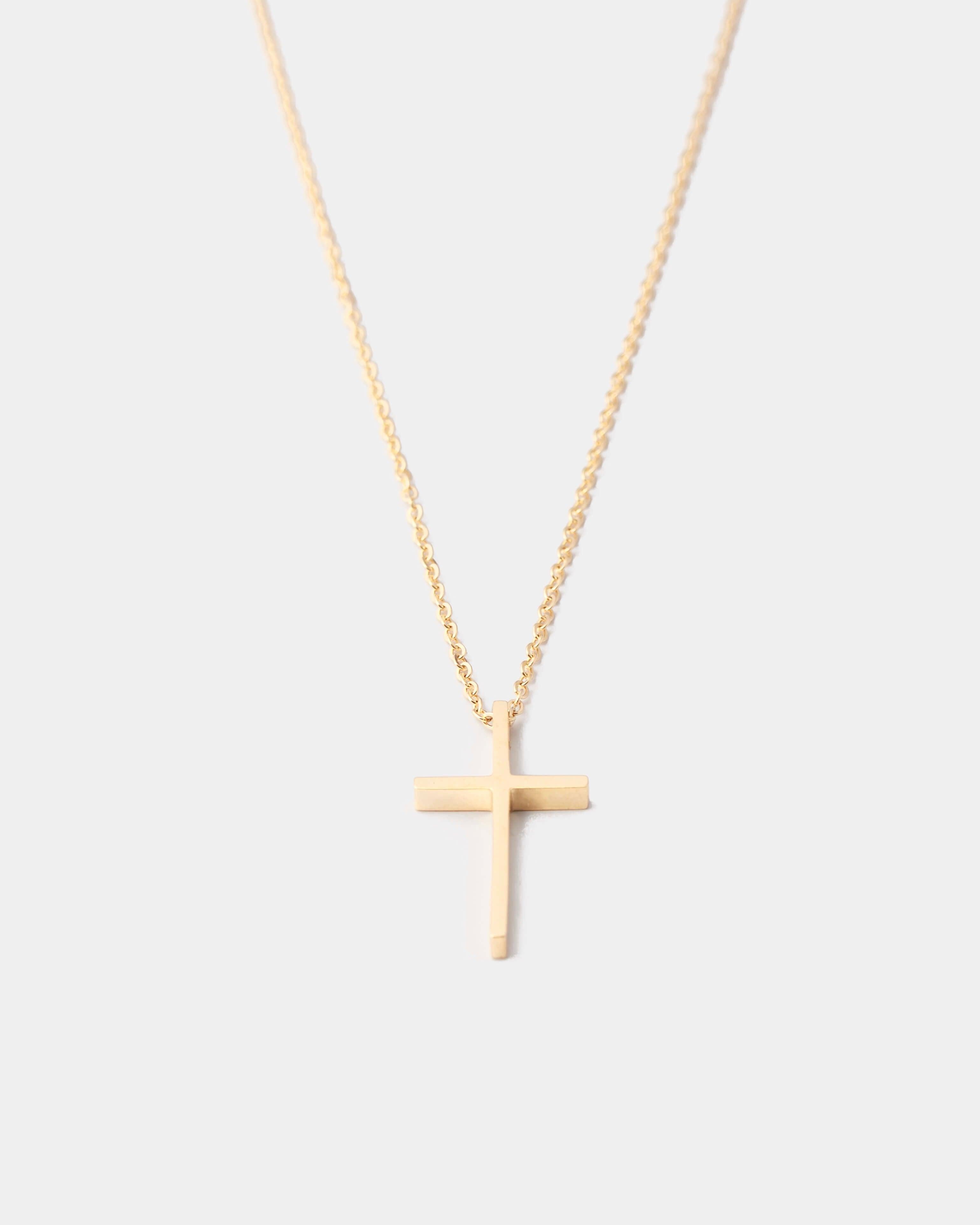 CROSSED BAR NECKLACE - LIMELY