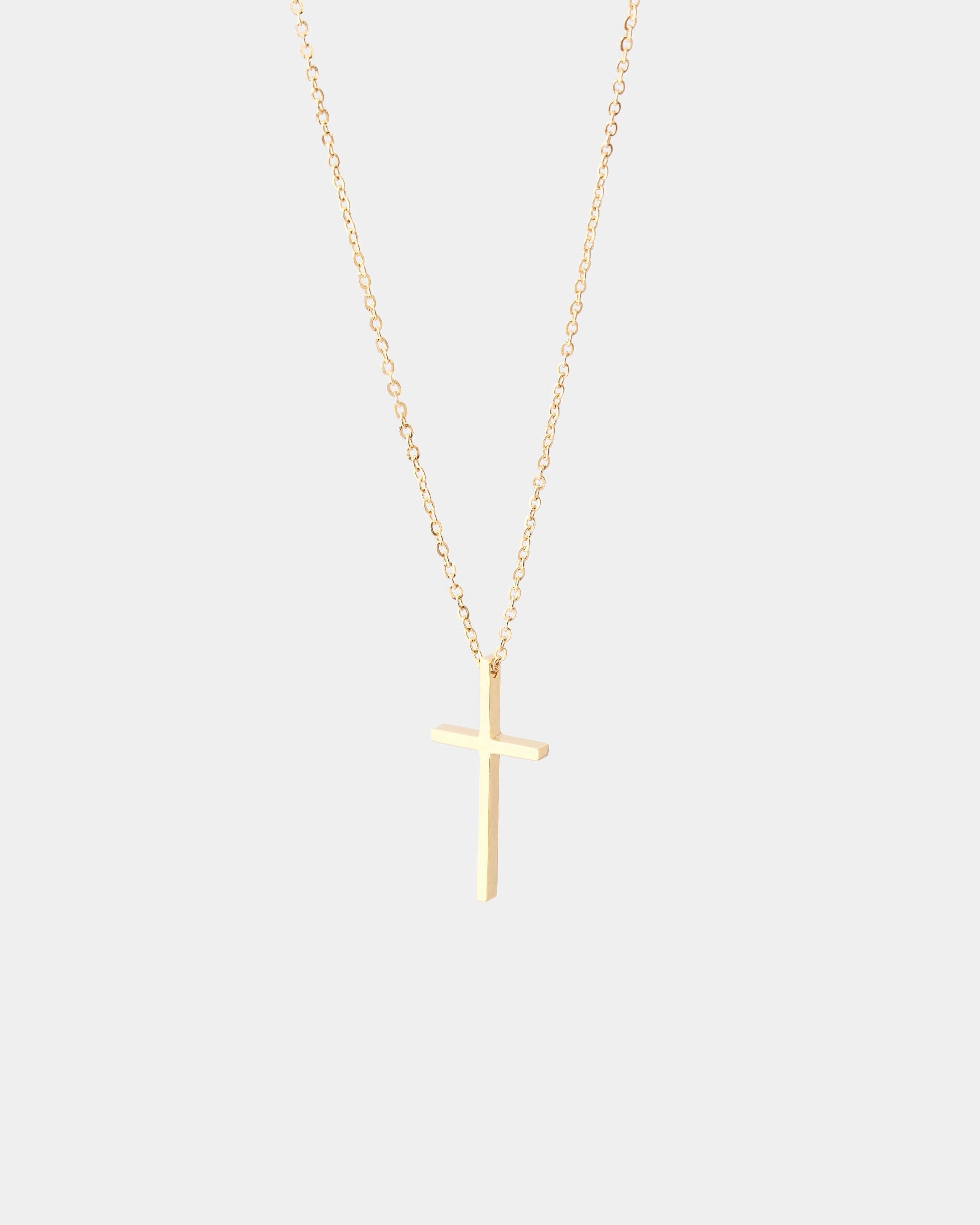 CROSSED BAR NECKLACE - LIMELY