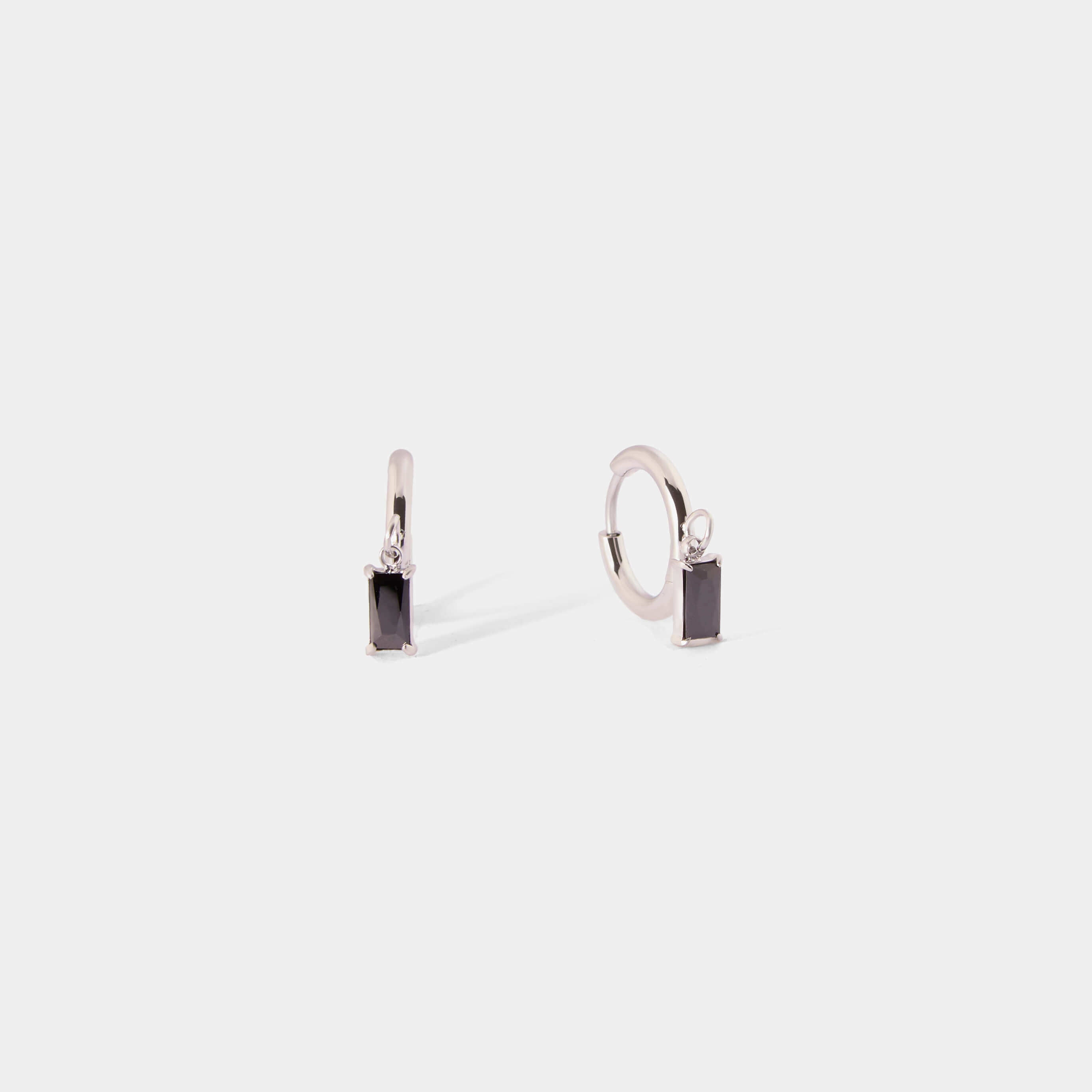 Cubic Zirconia Earrings - Silver