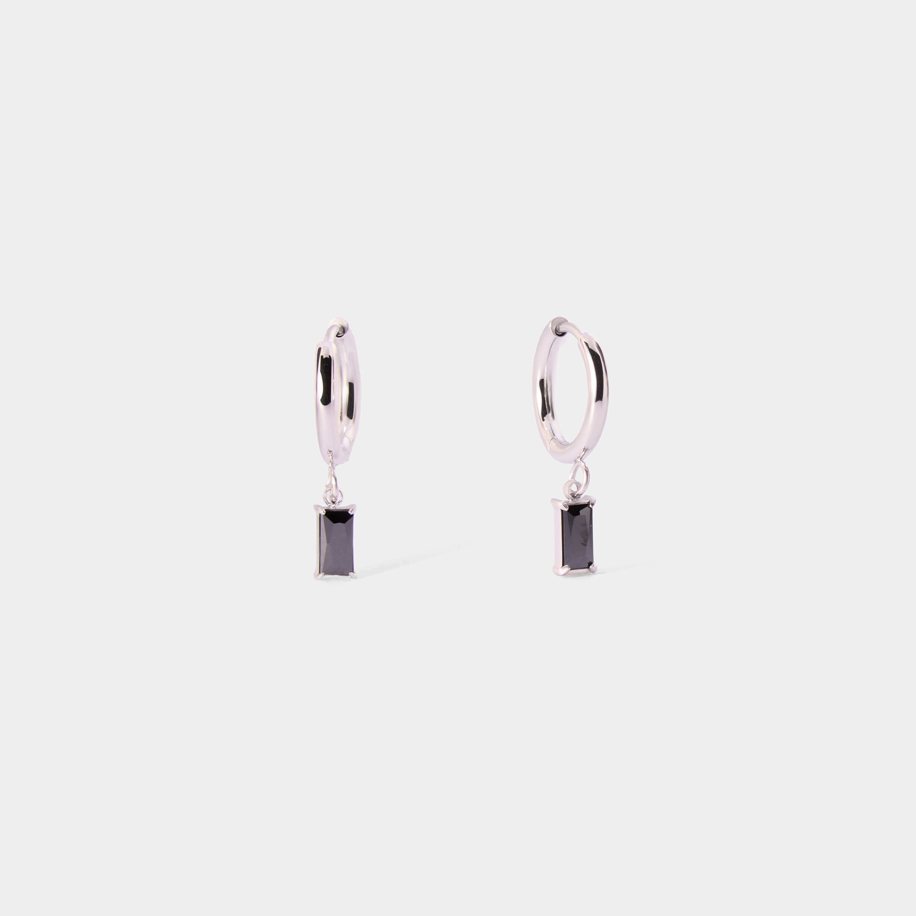 Cubic Zirconia Earrings - Silver