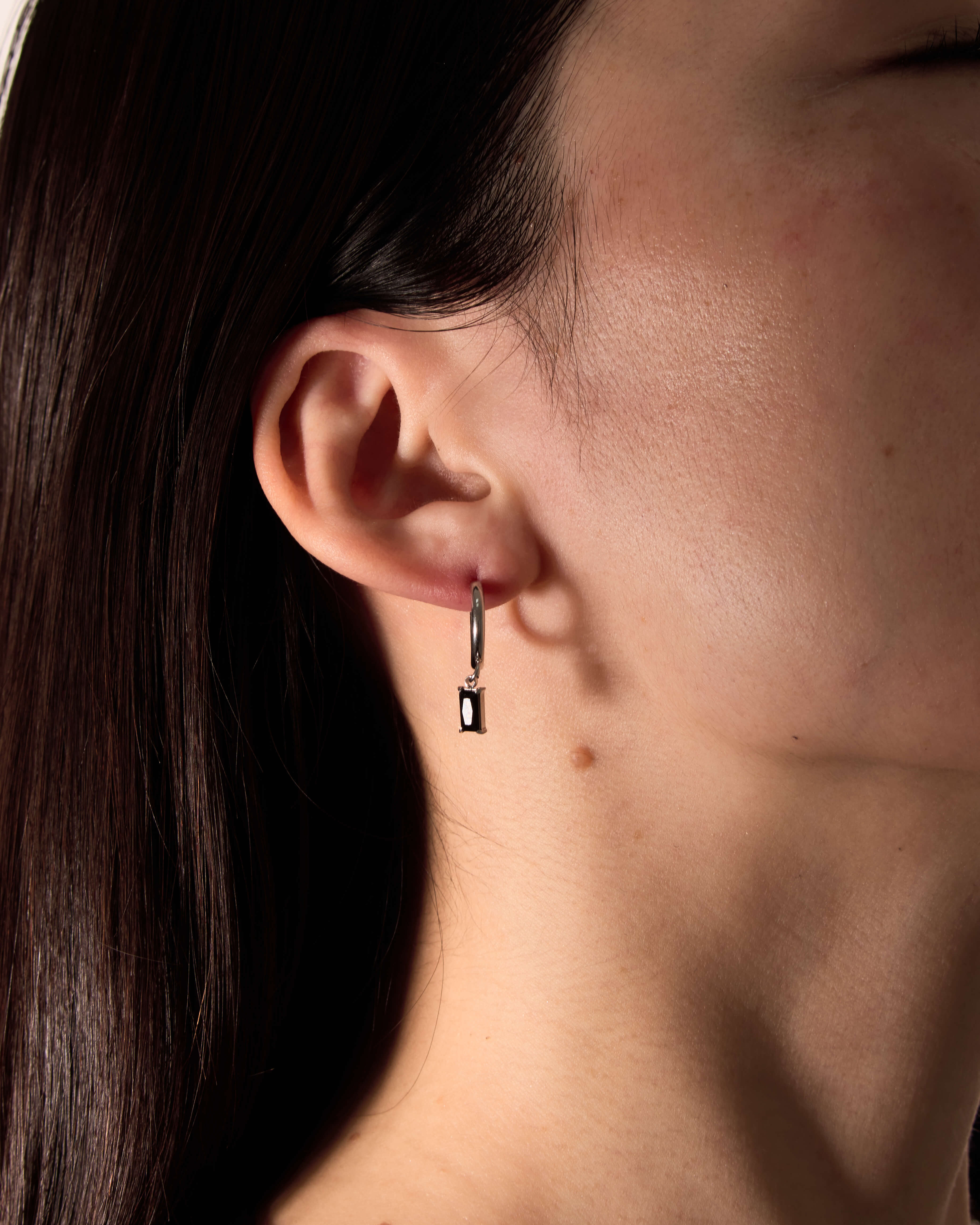 Cubic Zirconia Earrings - Silver