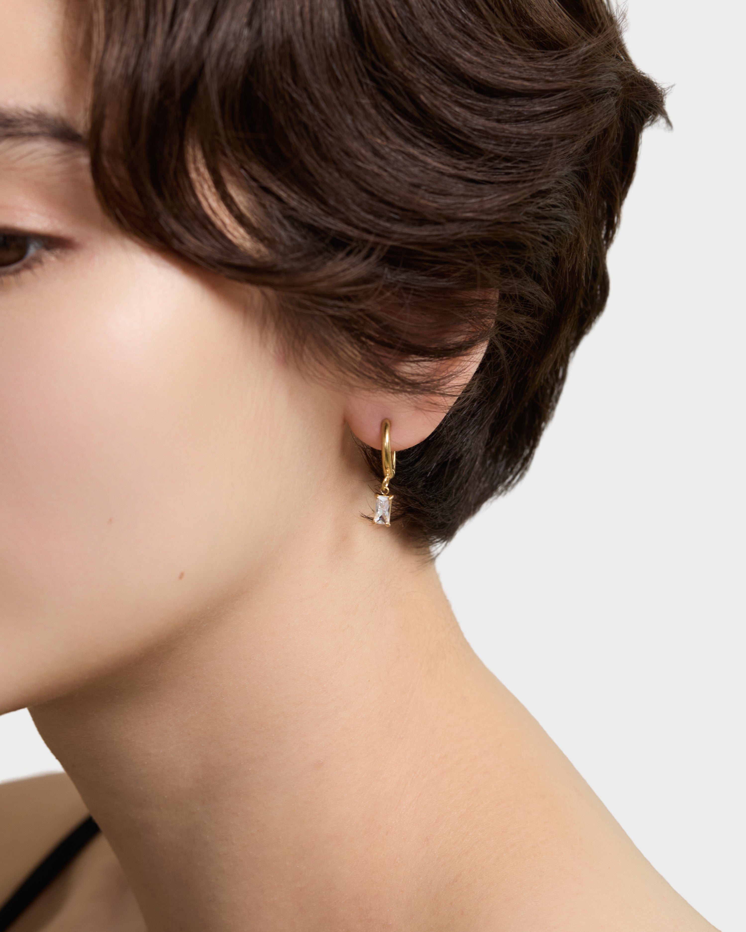 [ゴールド] キュービックジルコニアピアス