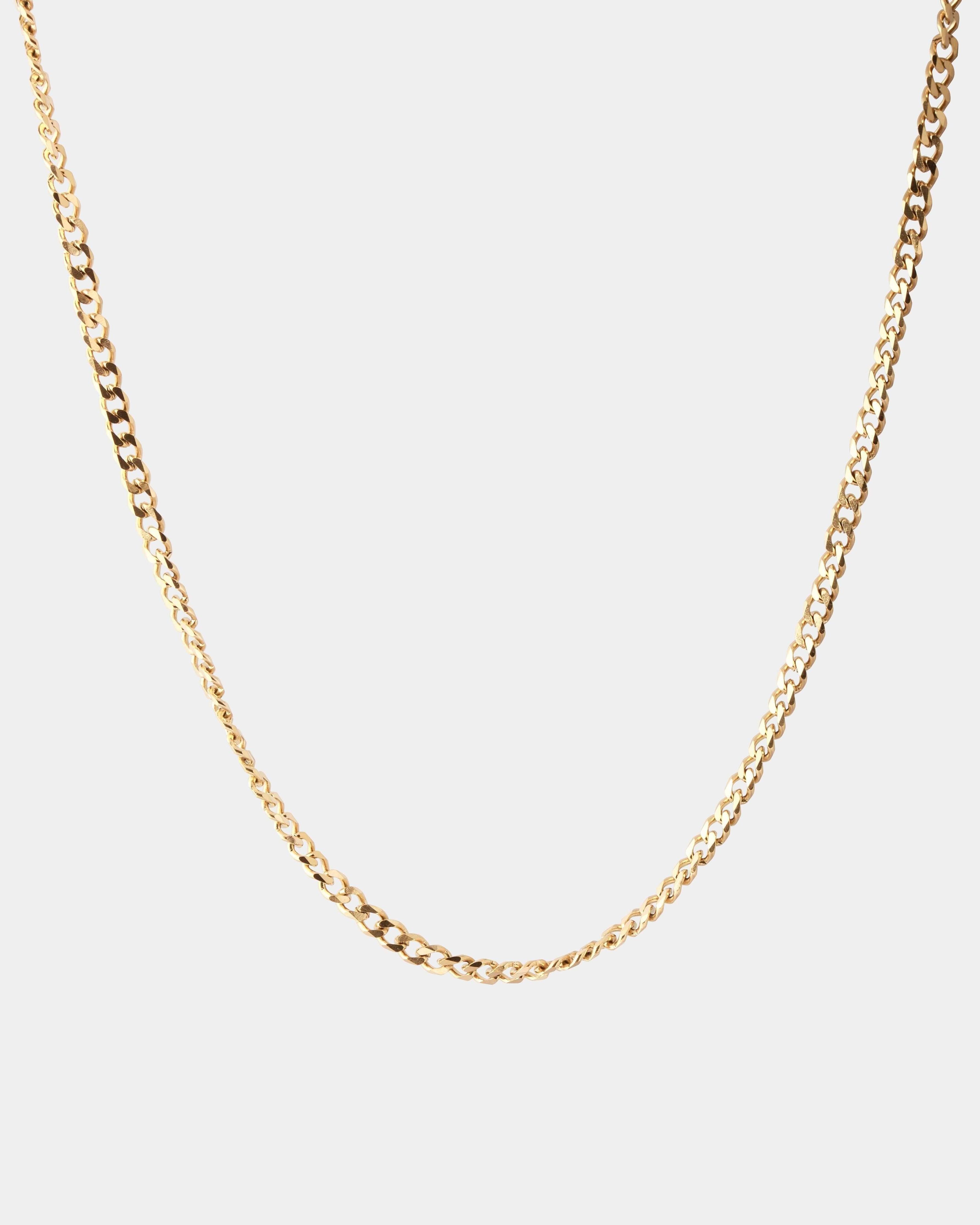 CURB CHAIN NECKLACE - LIMELY
