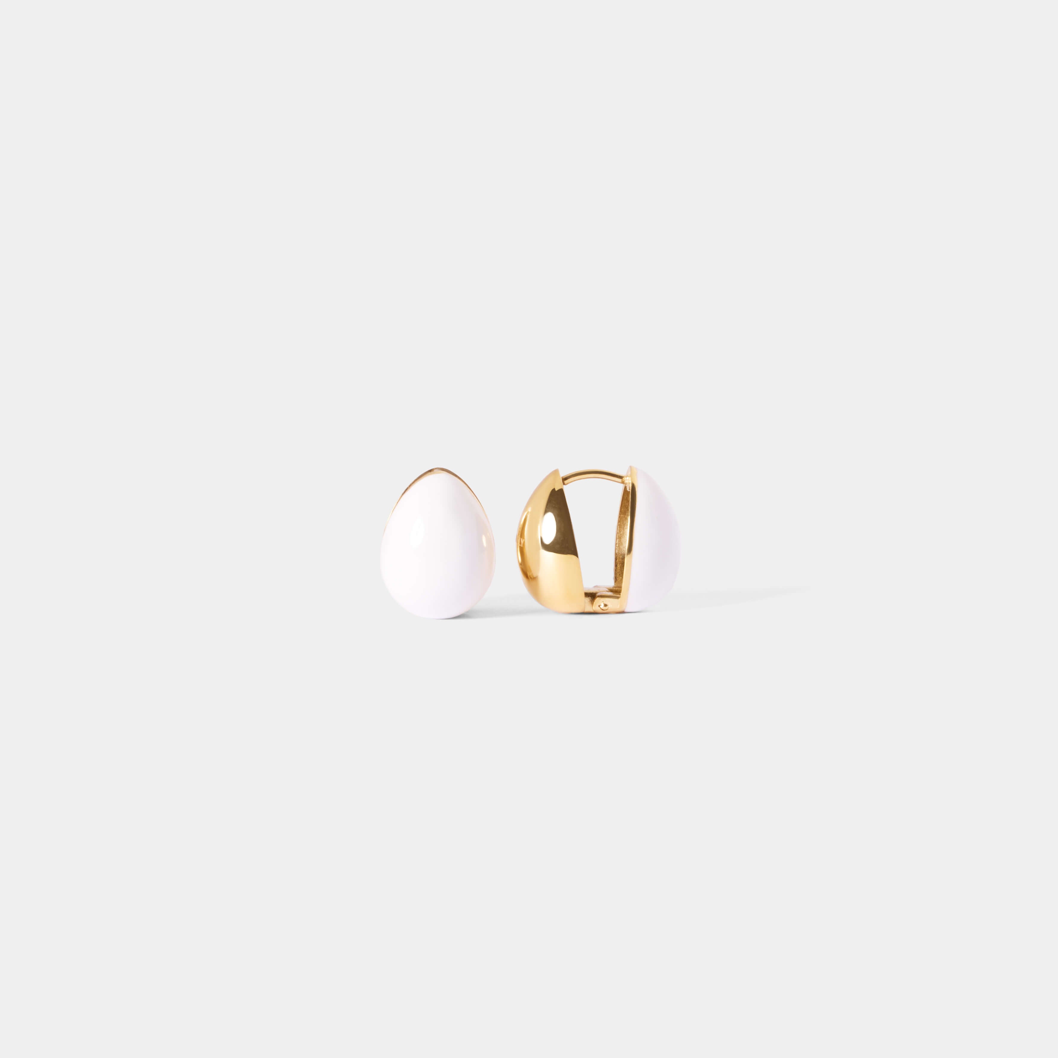 エナメルドロップピアス