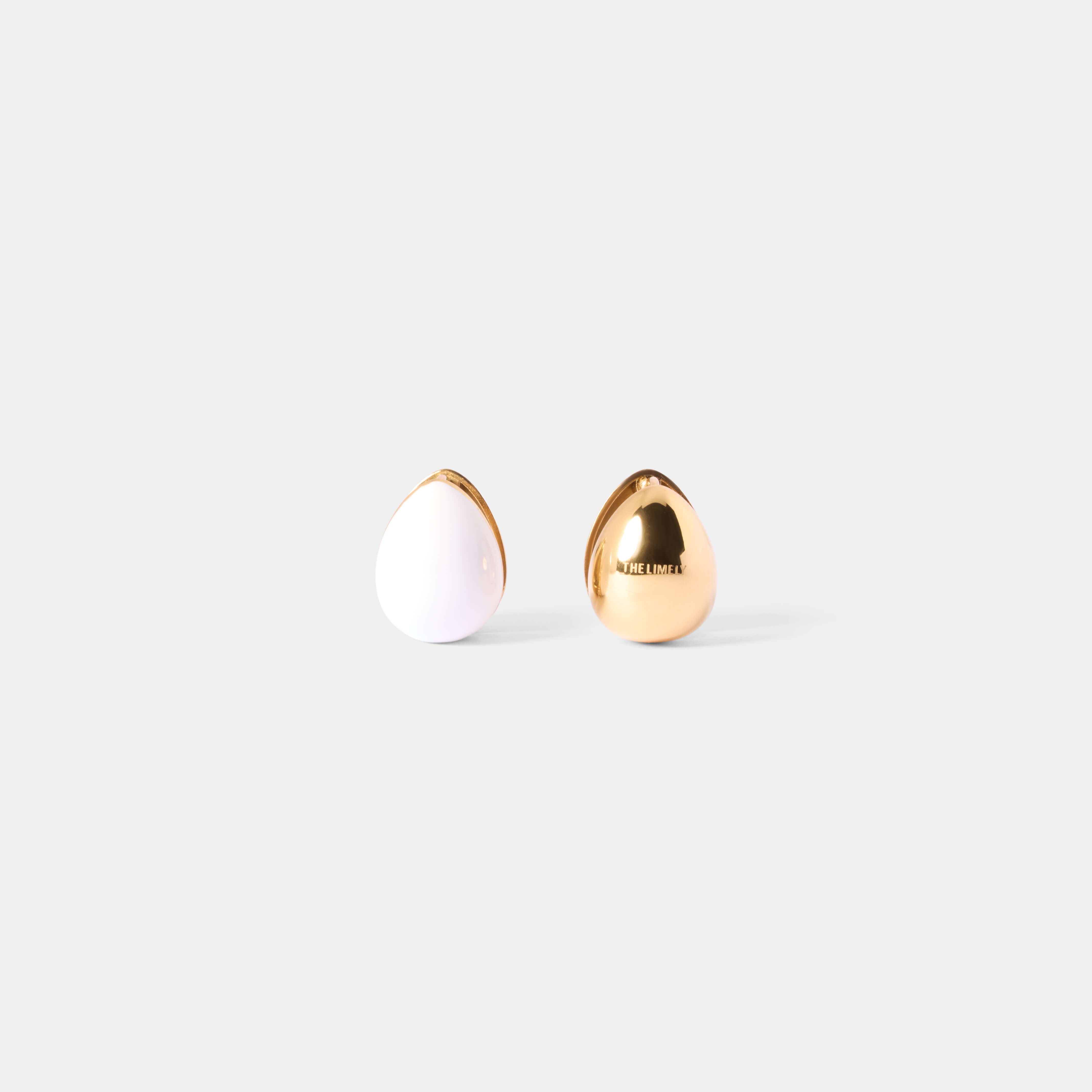 エナメルドロップピアス