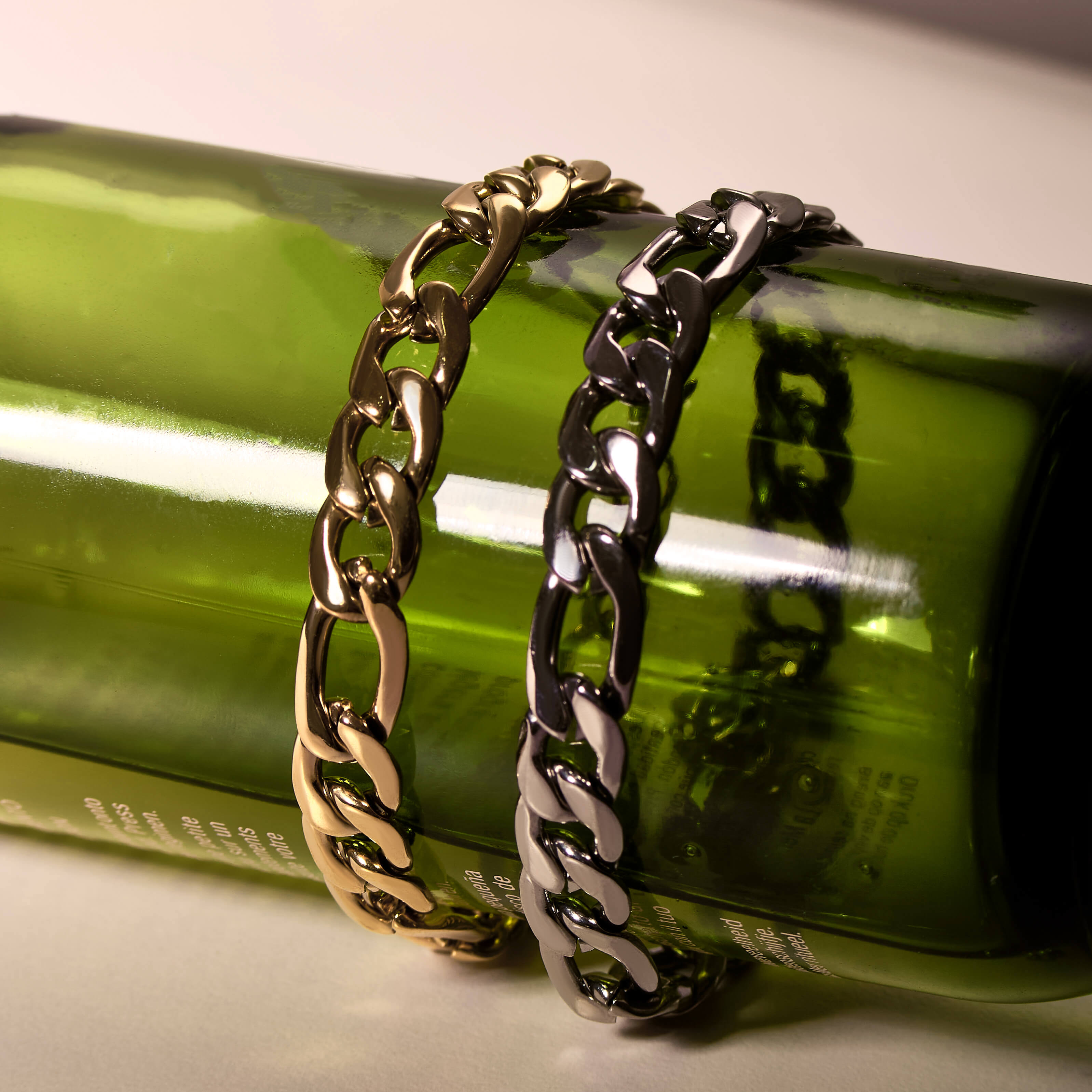 Figaro Chain Bracelet - Silver
