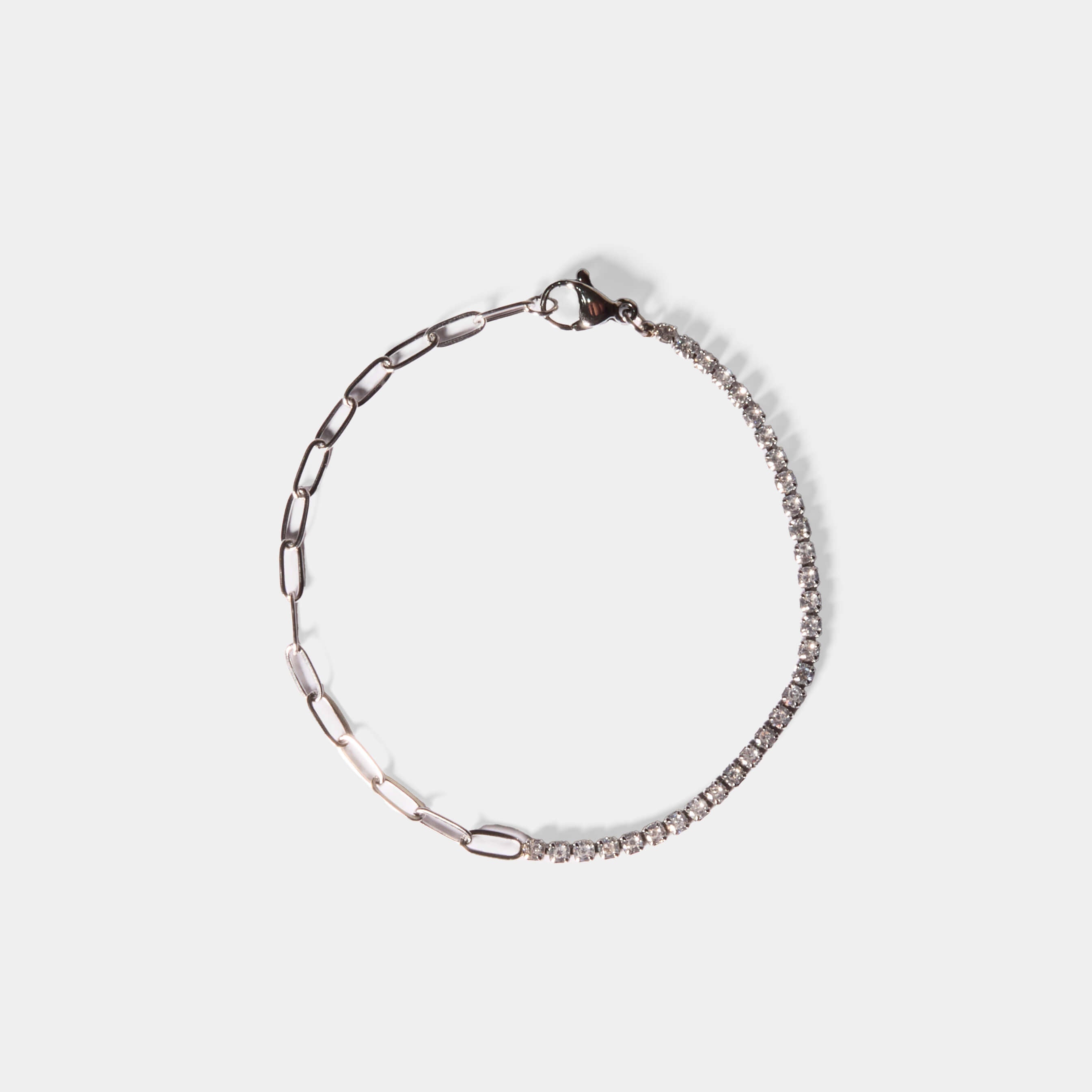 Floral Luxe Bracelet - Silver