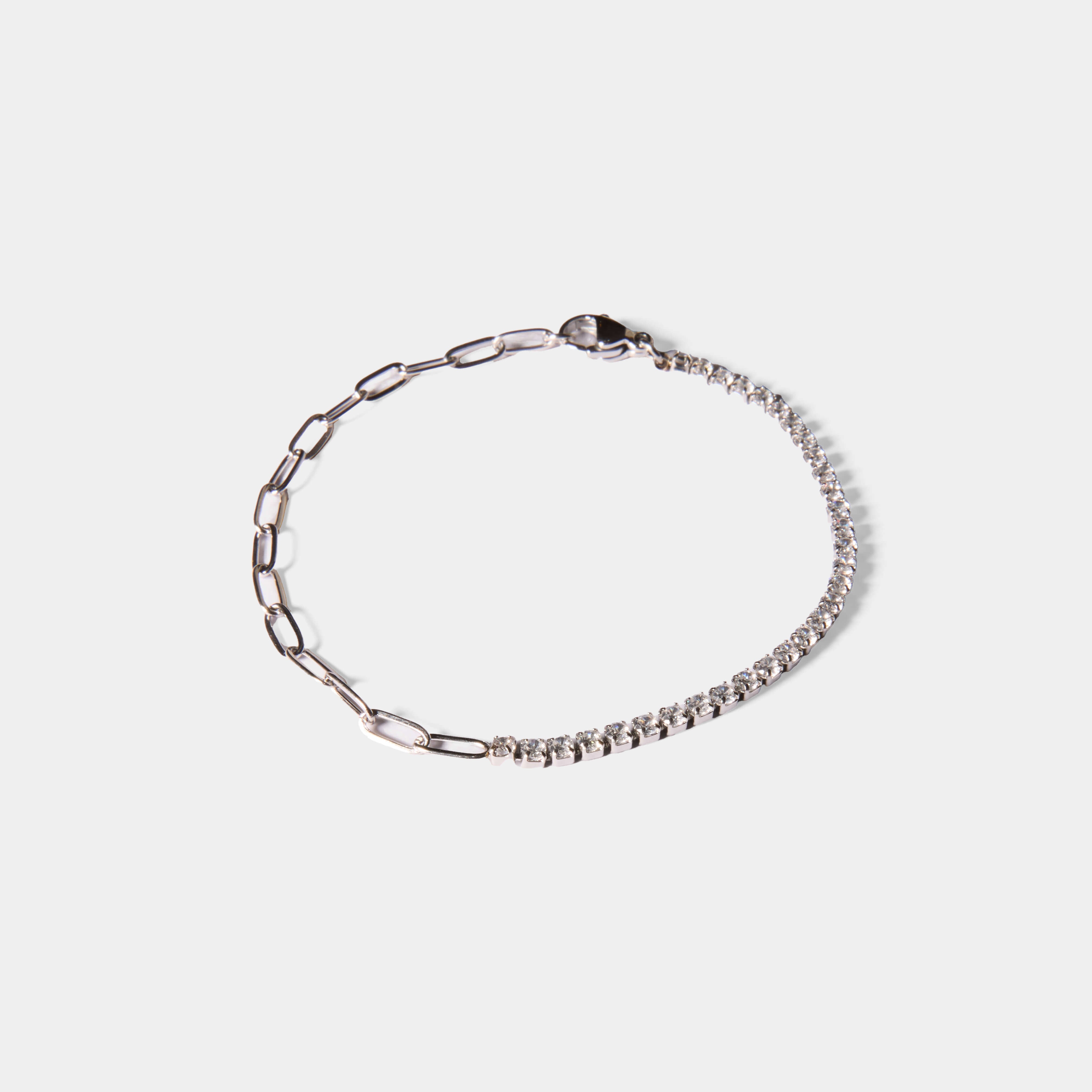 Floral Luxe Bracelet - Silver