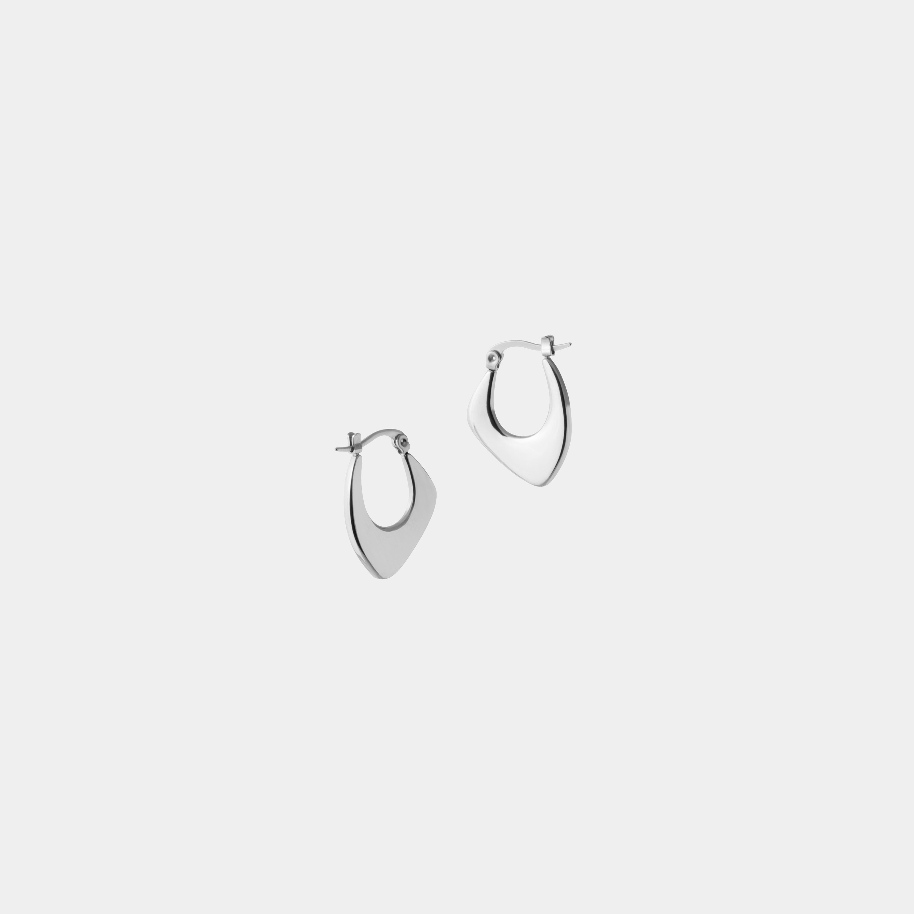 [シルバー] ジオメトリーピアス