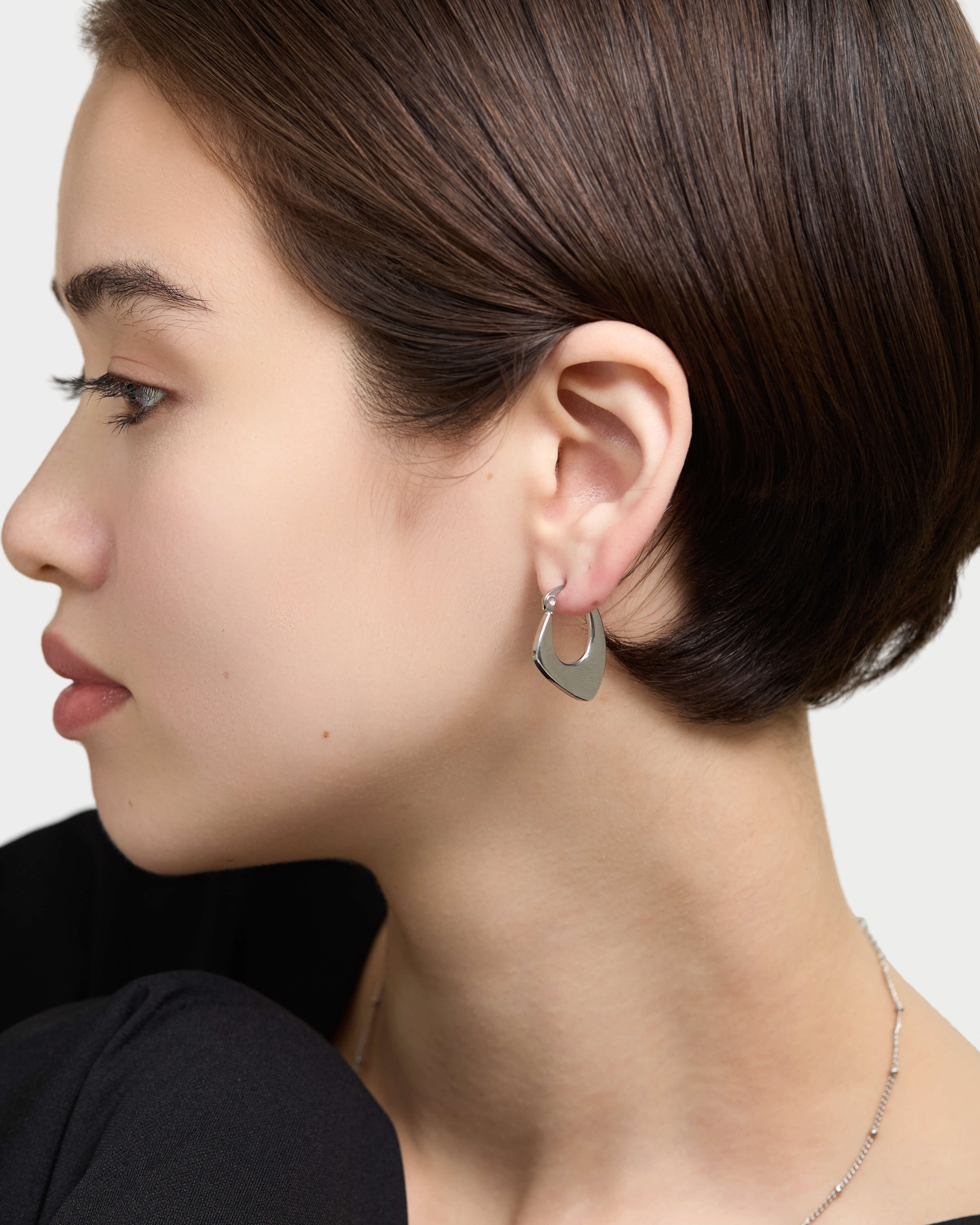 Geometry Earrings - Silver