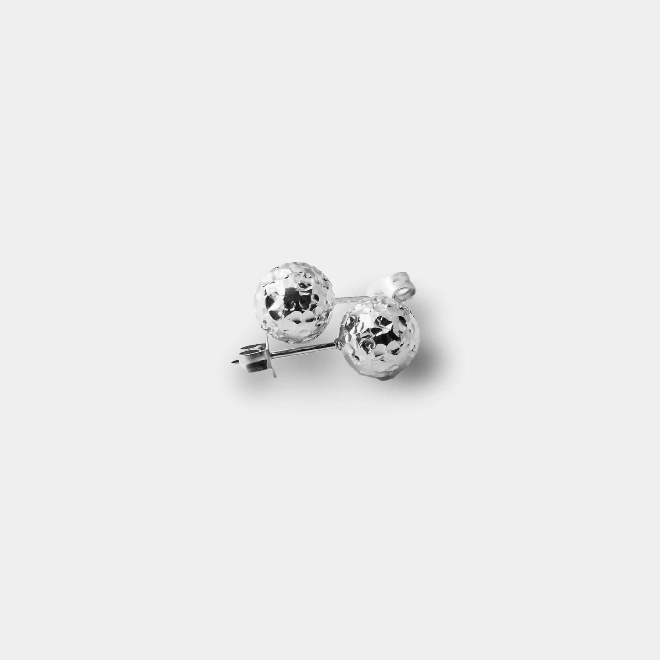 Luminous Moon Earrings - Silver