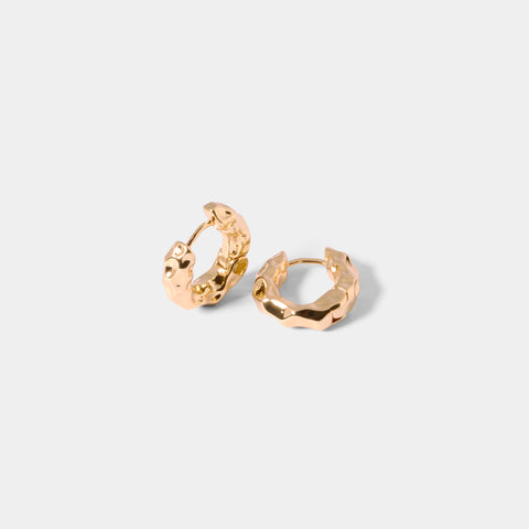 Molten Hoop Earrings