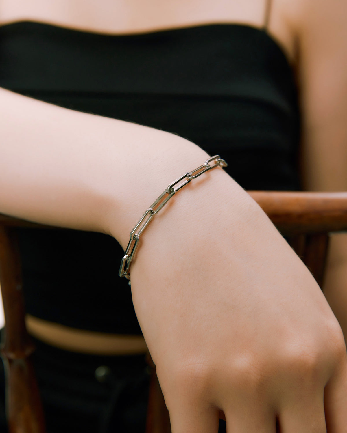 Box Chain Bracelet - Silver