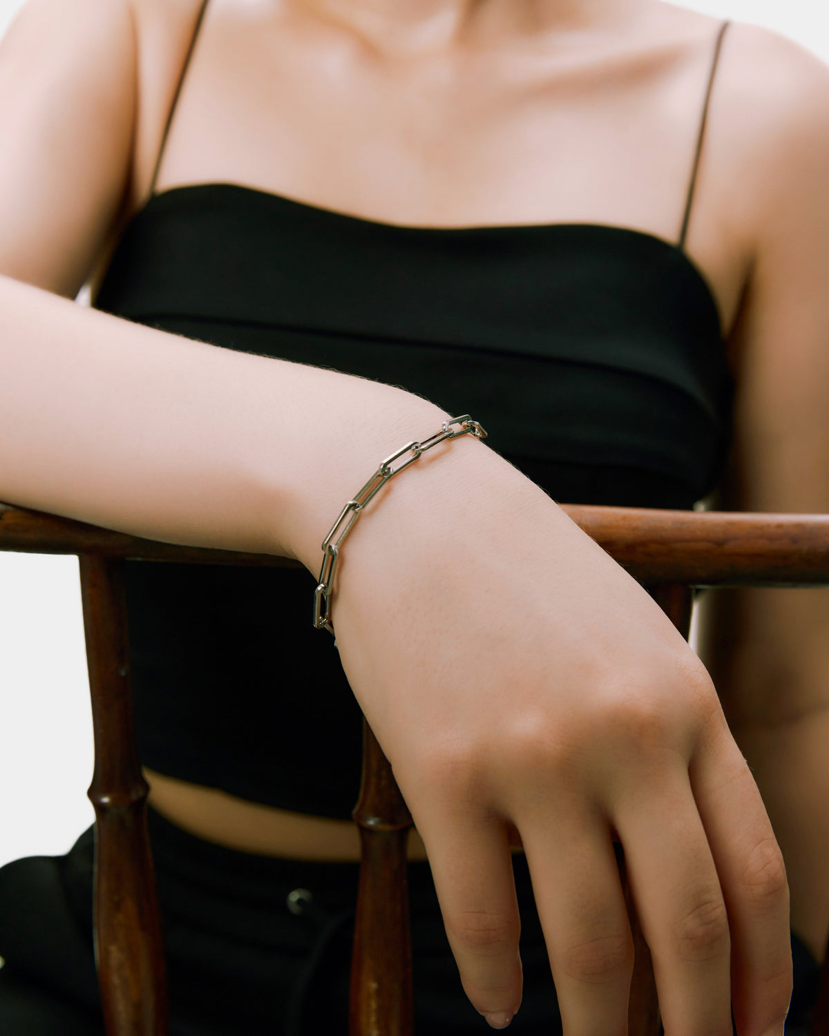 Box Chain Bracelet - Silver