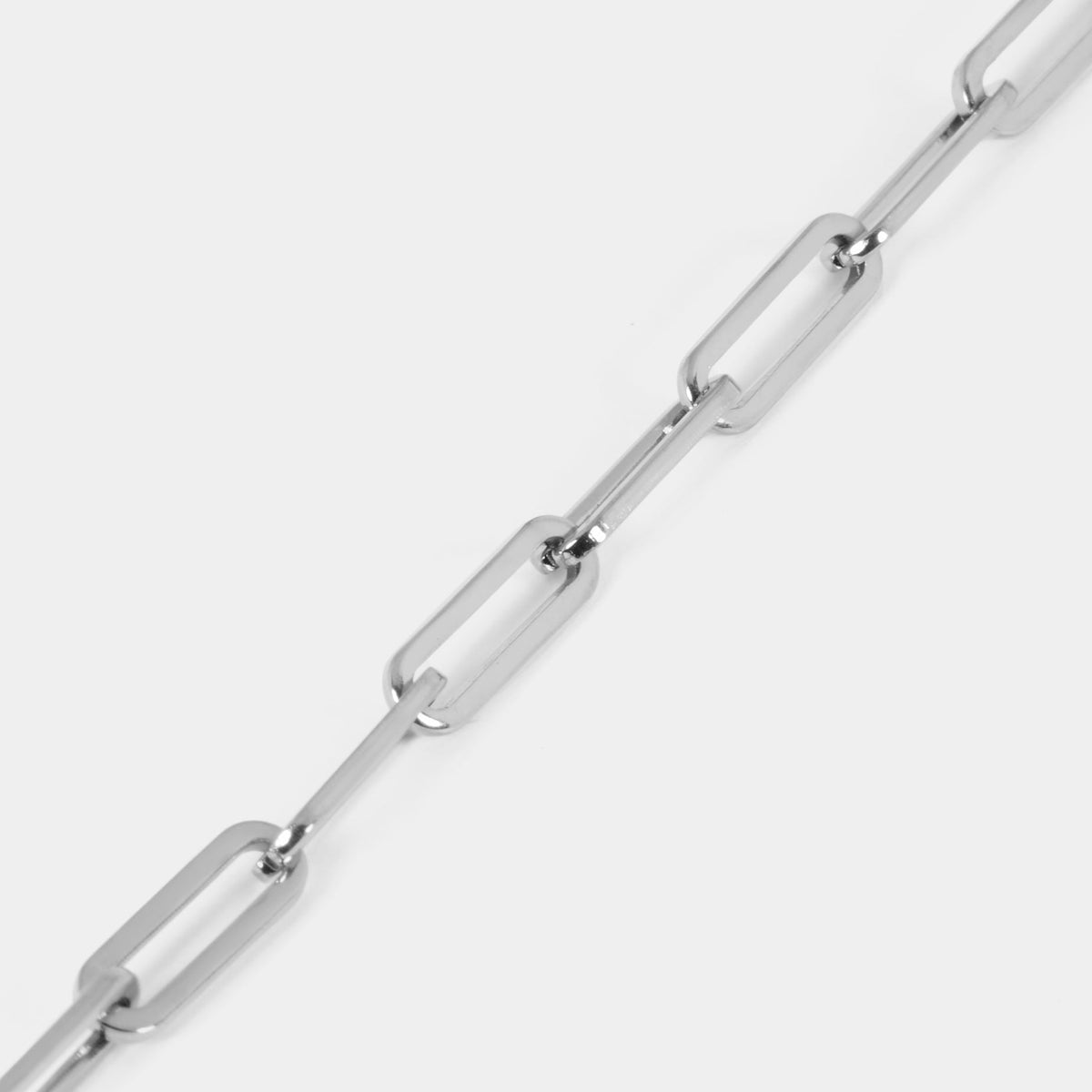 Box Chain Necklace - Silver