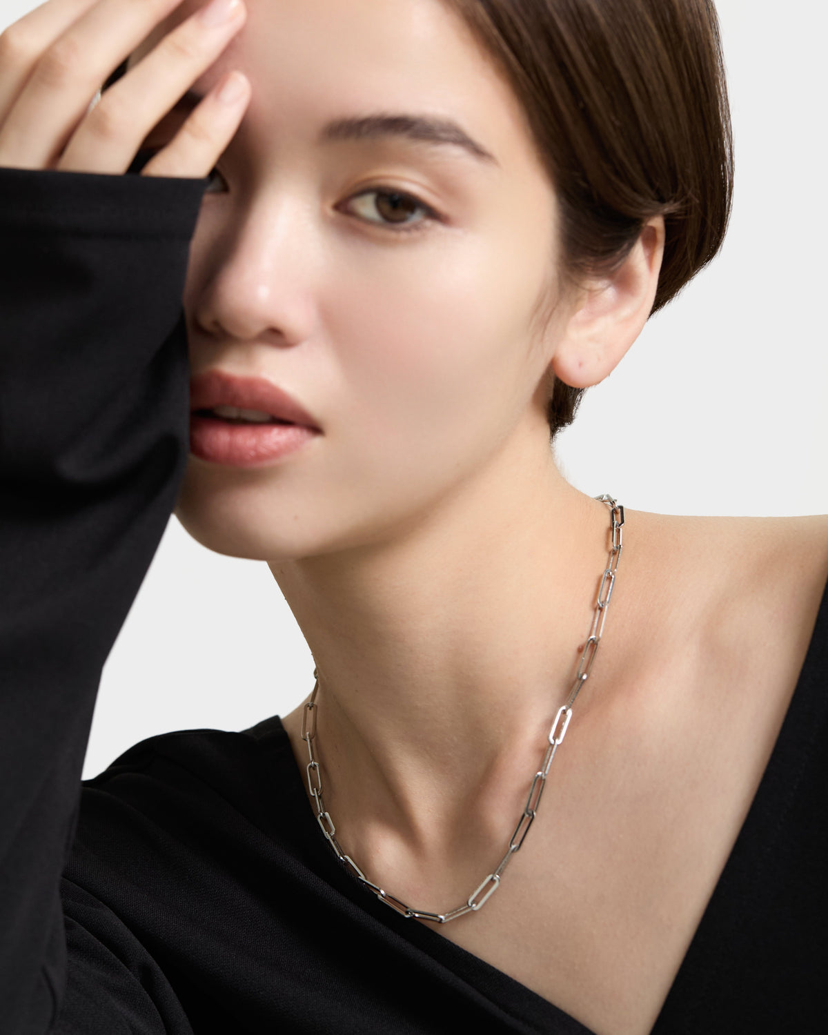 Box Chain Necklace - Silver