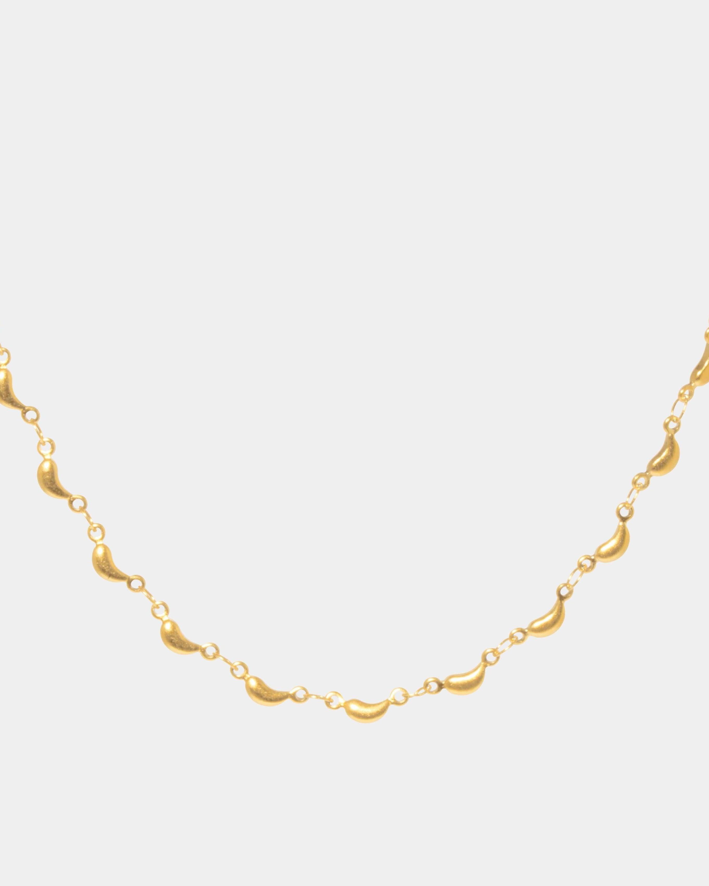PEBBLE CHAIN NECKLACE - LIMELY