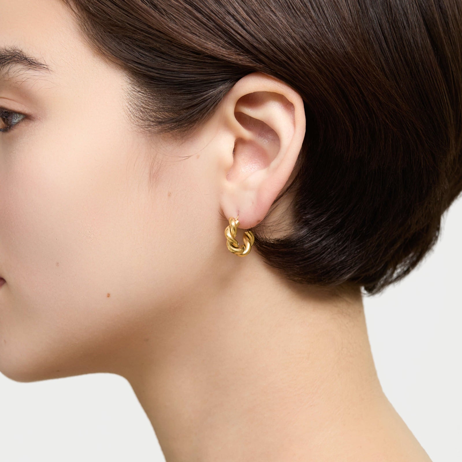 Petite Twist Curve Earrings