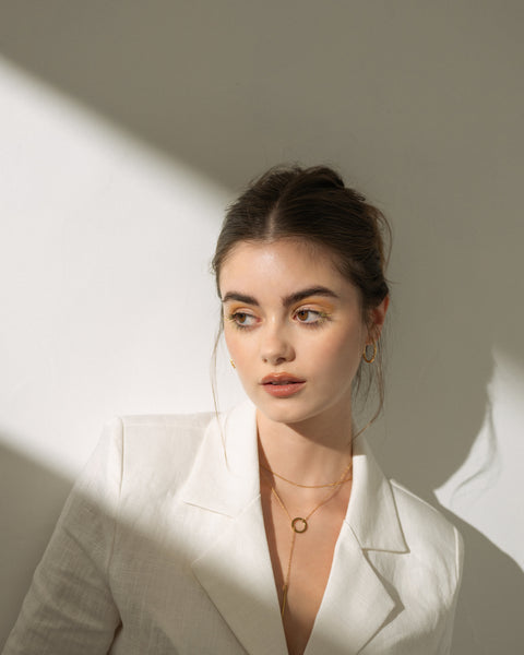 Rod Lariat Necklace