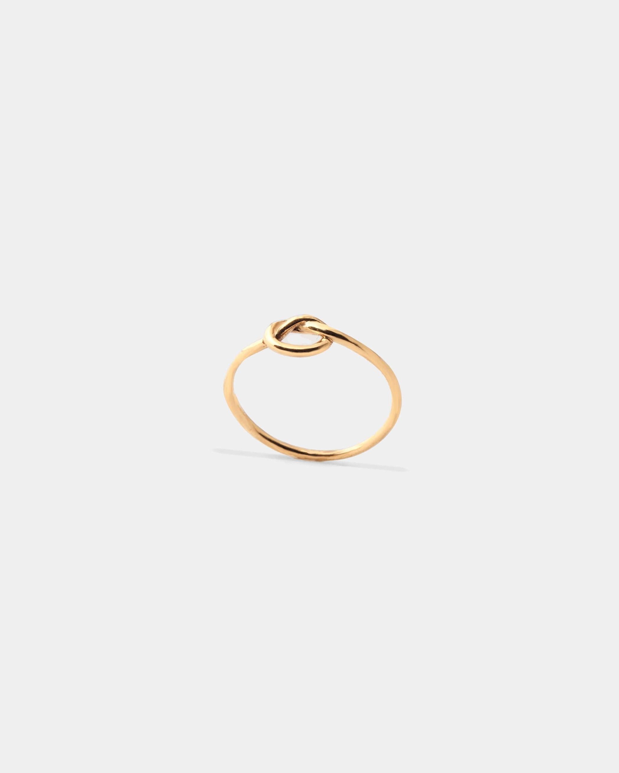 SLIM KNOT RING - LIMELY