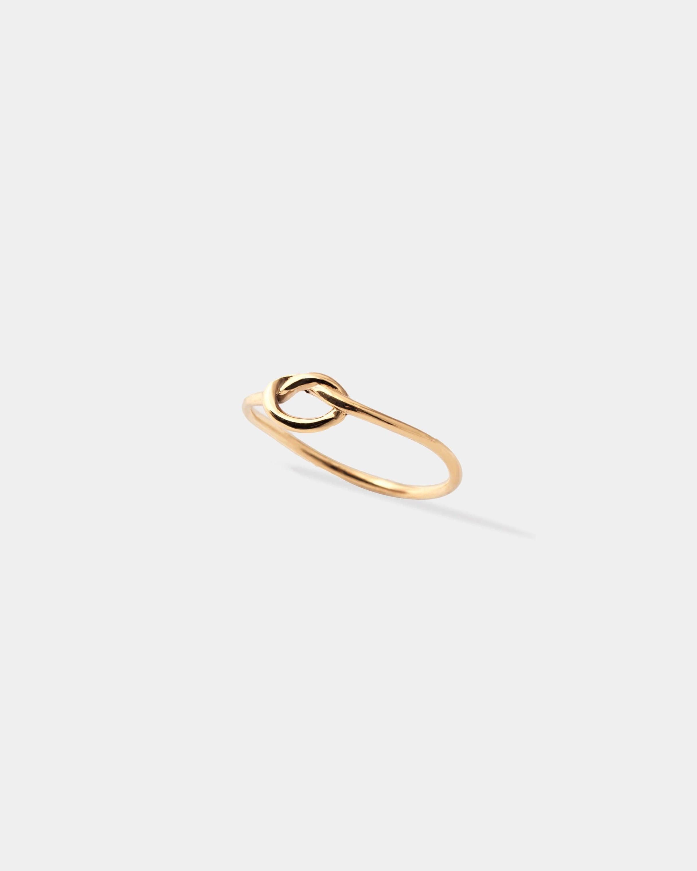 SLIM KNOT RING - LIMELY