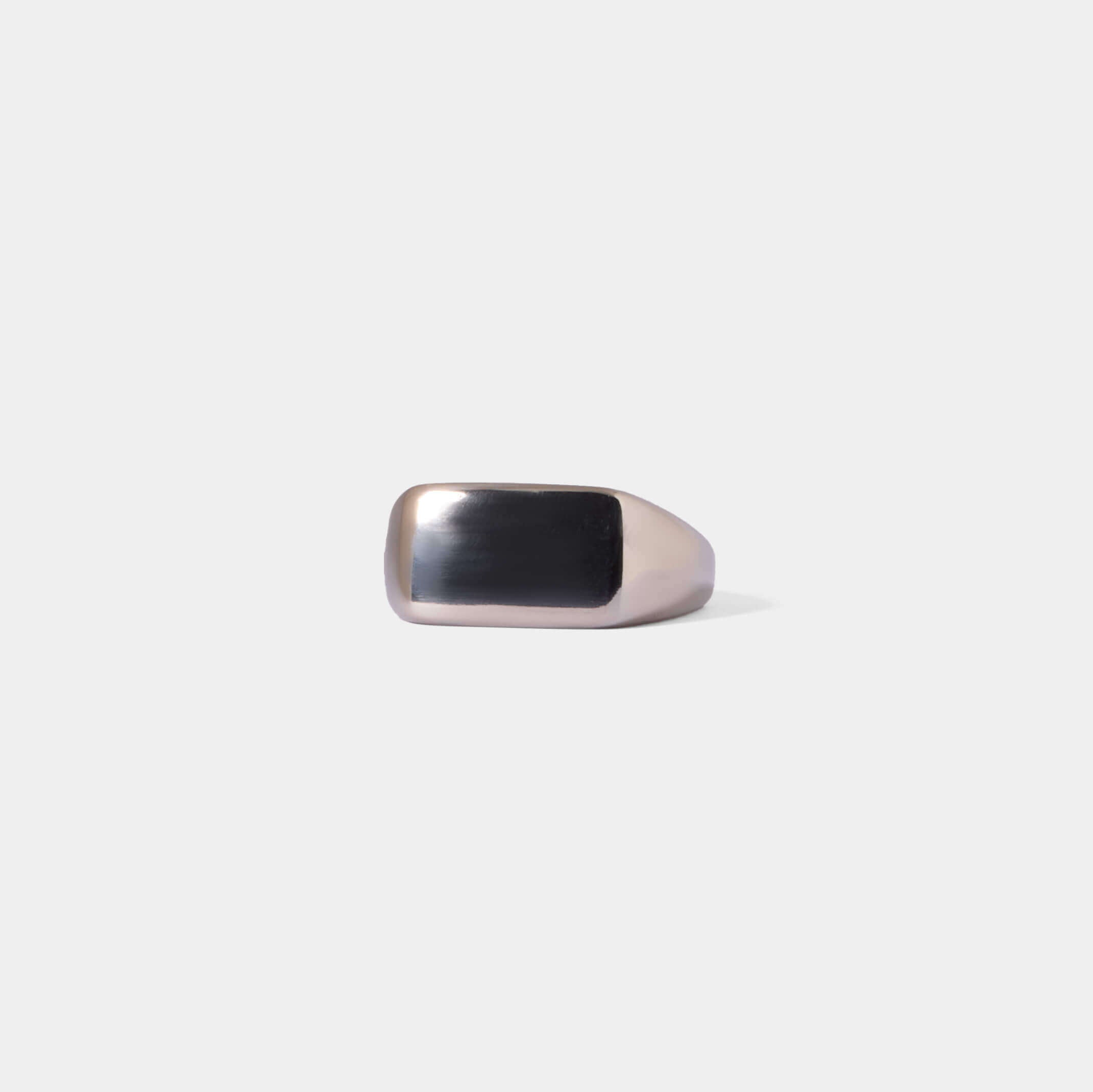Square stamp ring - Silver