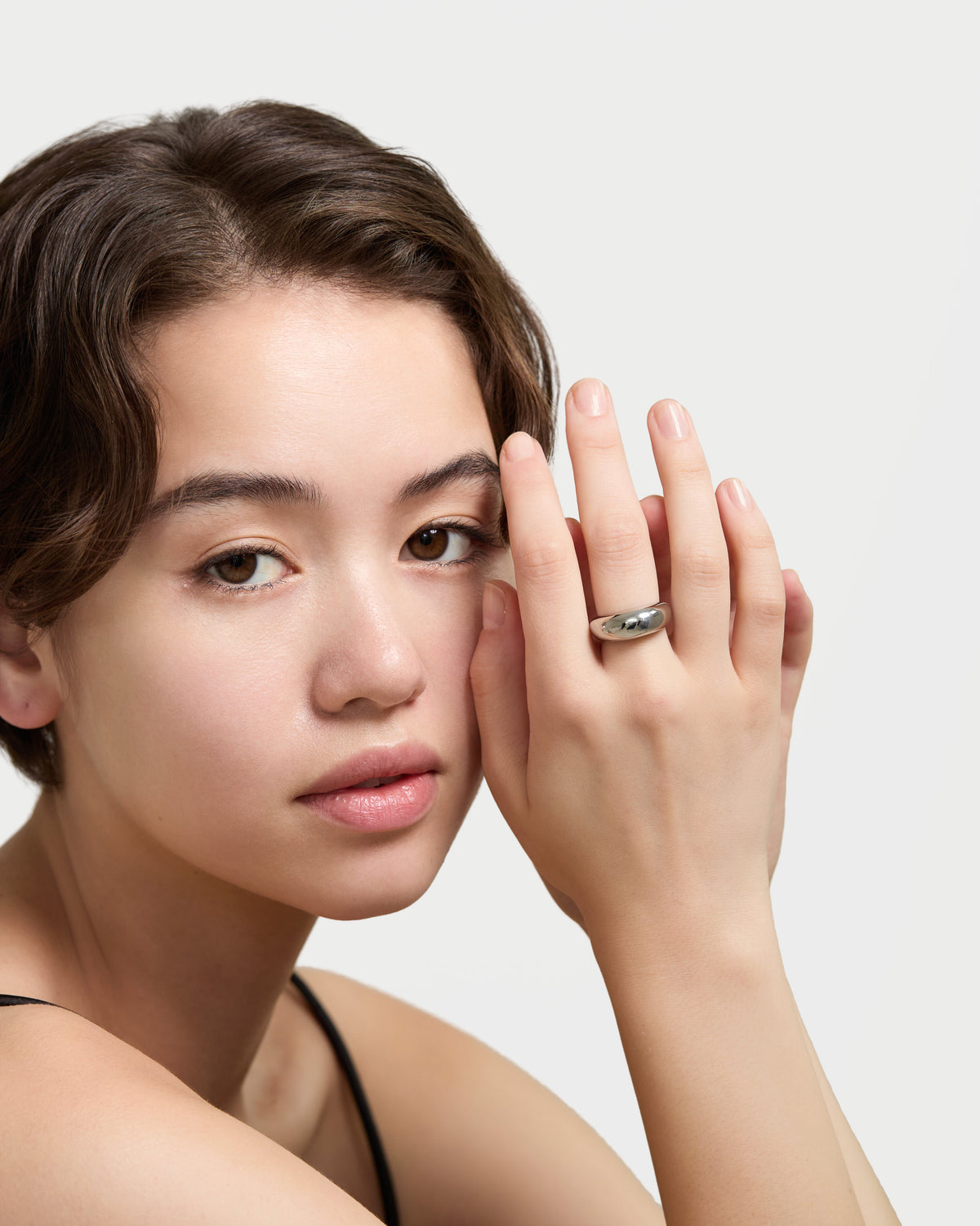 Stout Round Ring - Silver