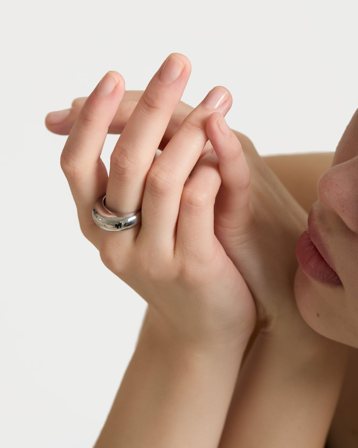 Stout Round Ring - Silver