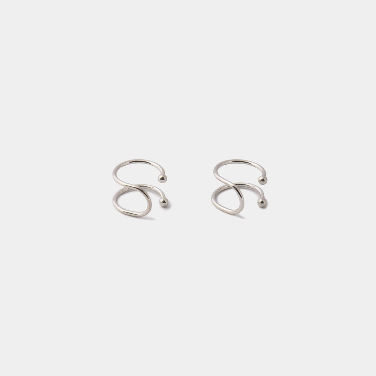 Thin Ear Cuff - Silver