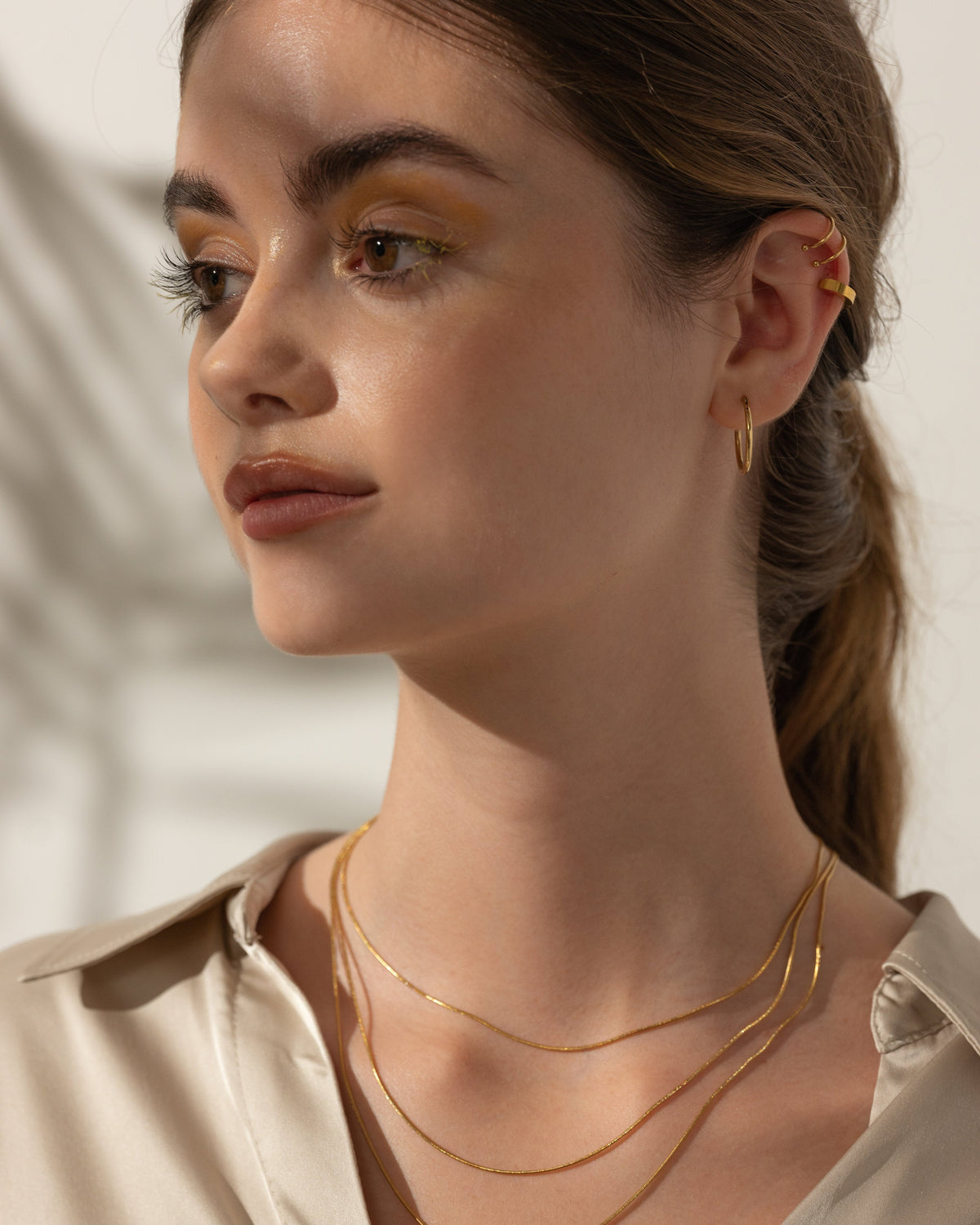 Thin Ear Cuff - Silver