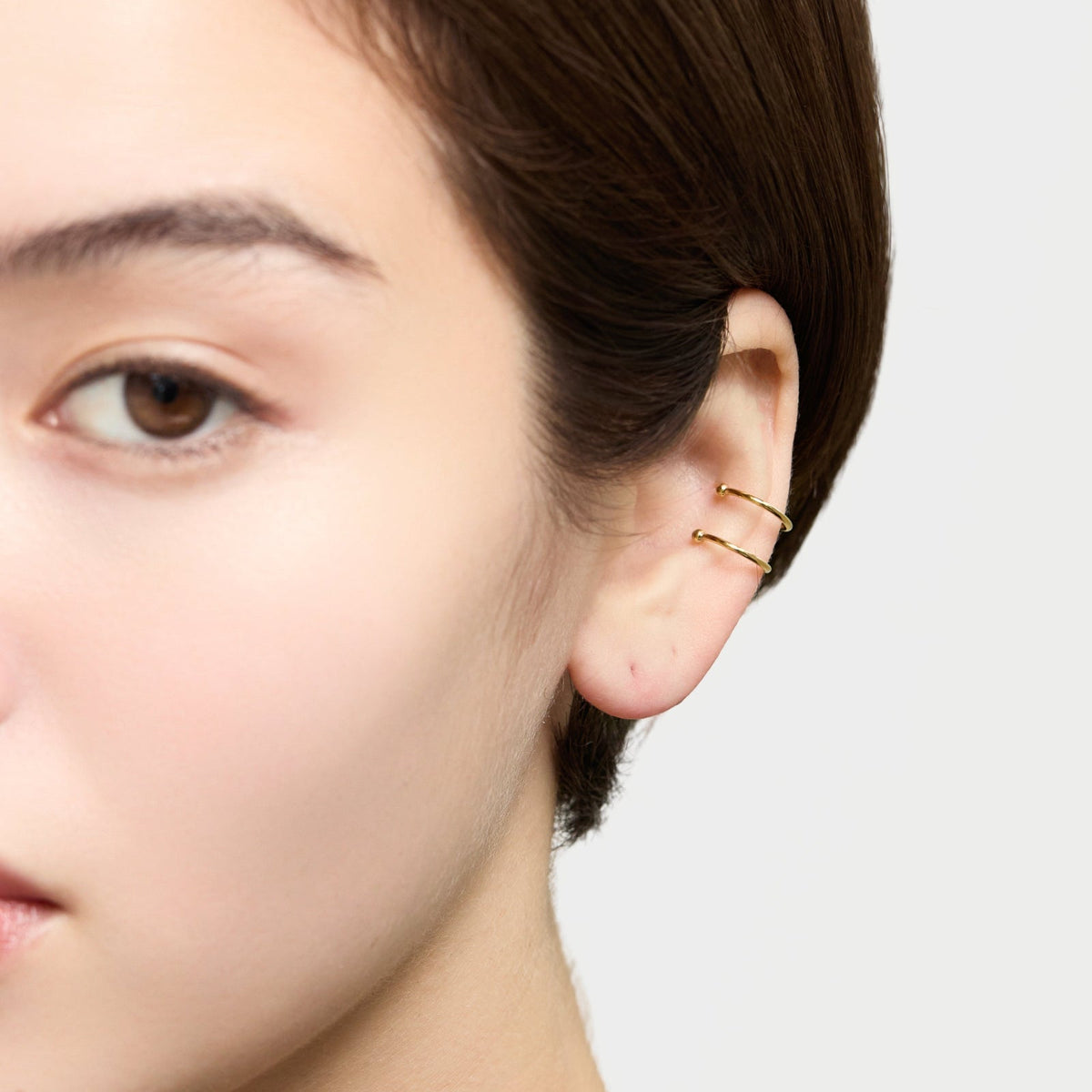 Thin Ear Cuff - Silver