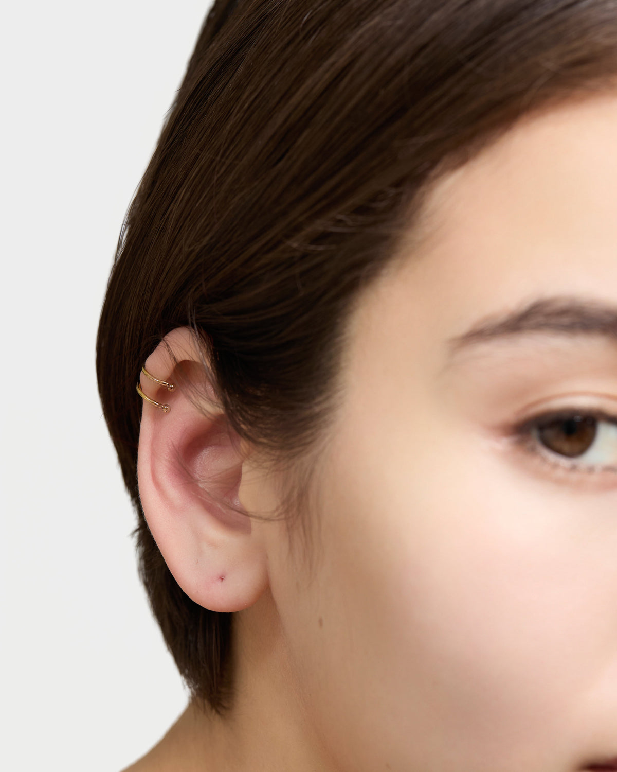 Thin Ear Cuff - Silver