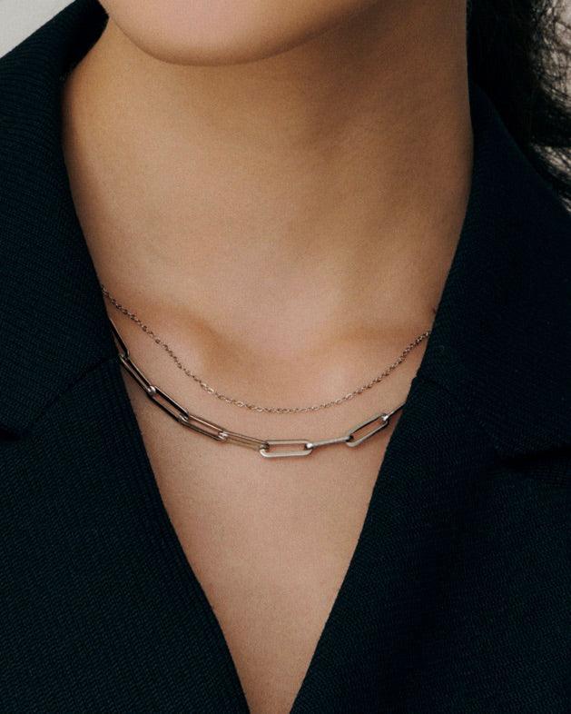 Timeless Elegance Necklace - Silver
