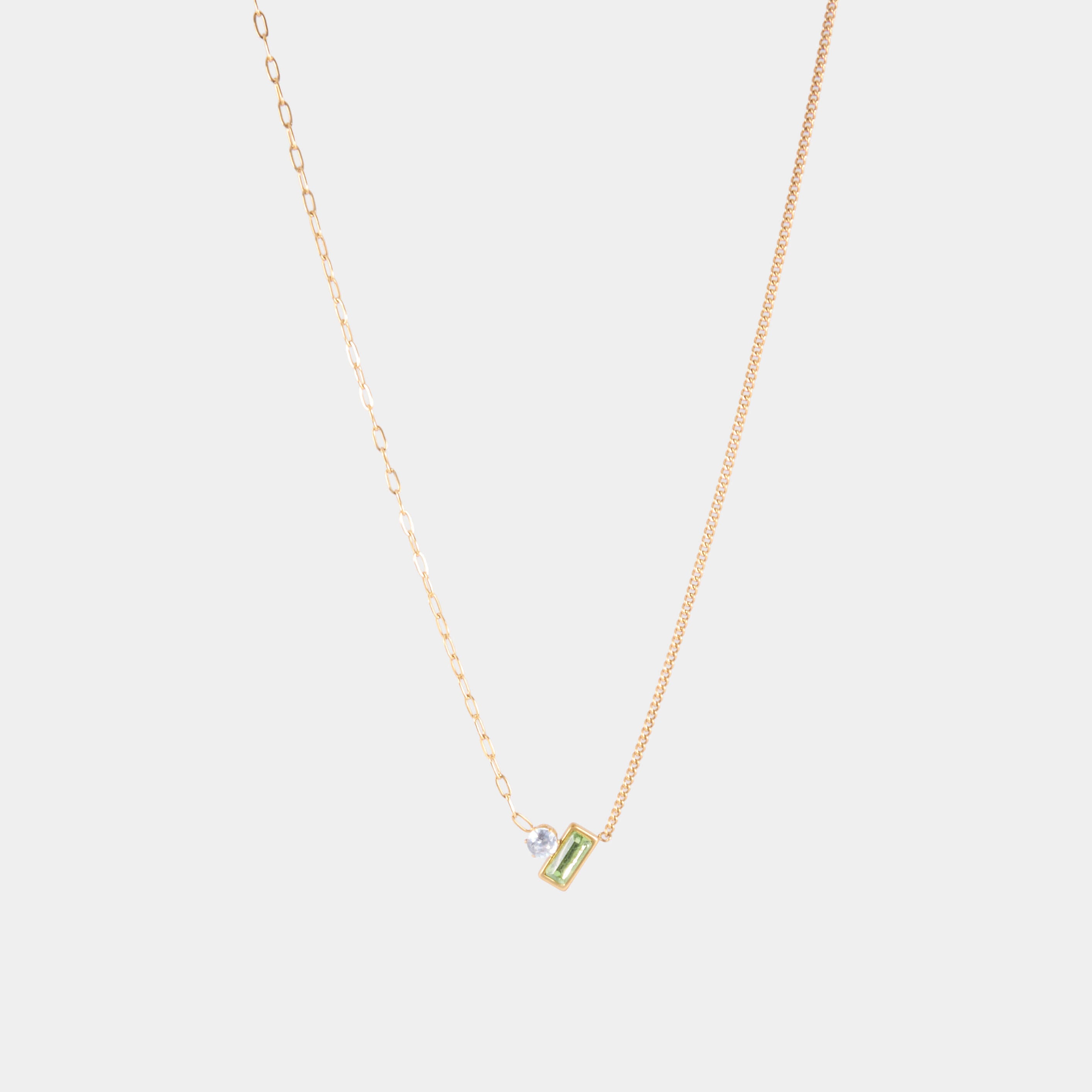 Twin Stone Necklace