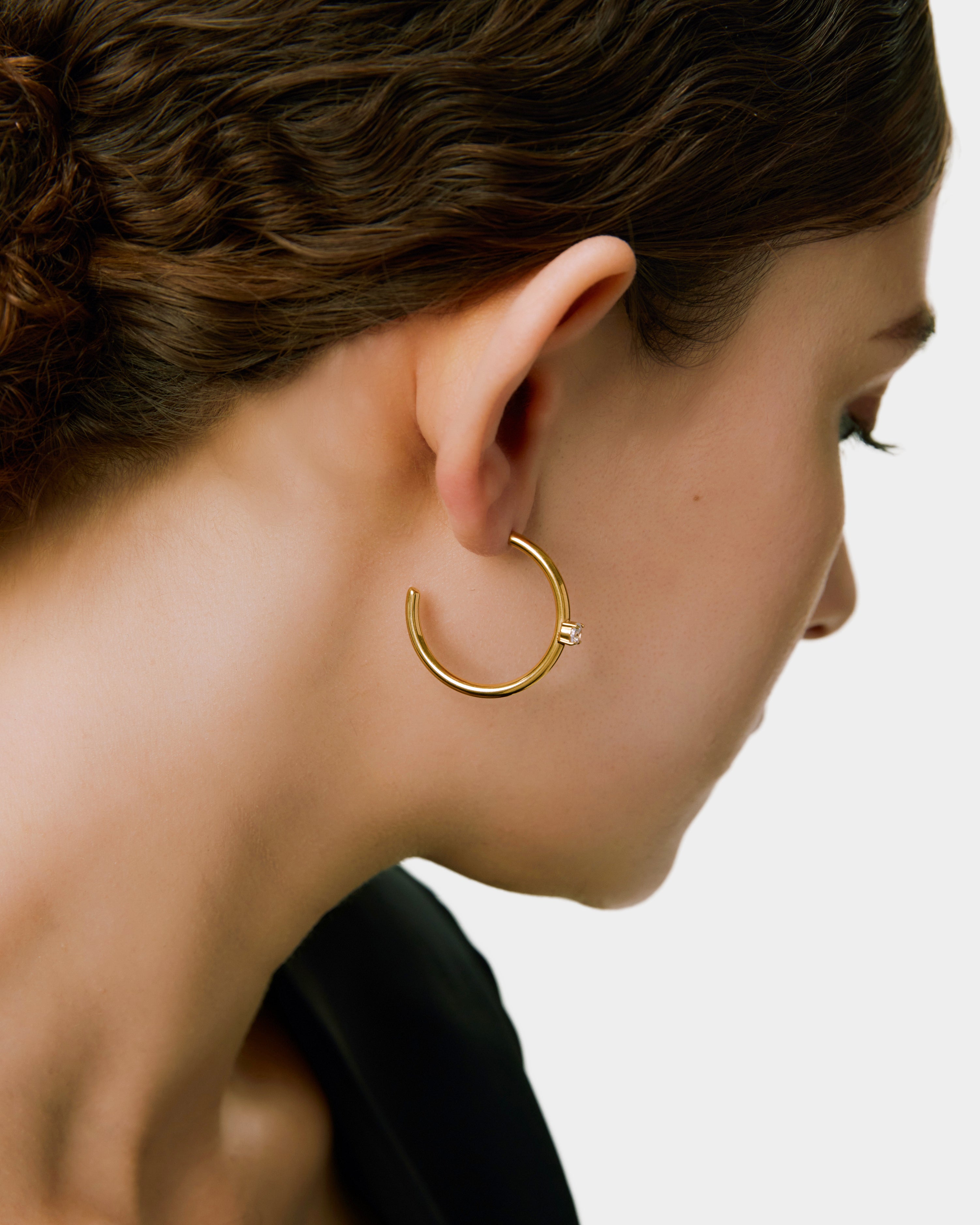 ジルコニアスタッドピアス